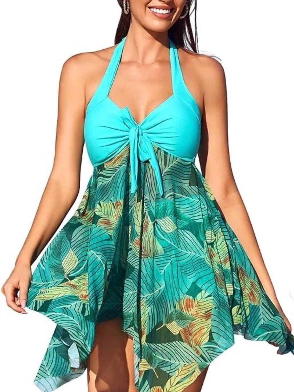 Summer Mae swim dress top Sz Large